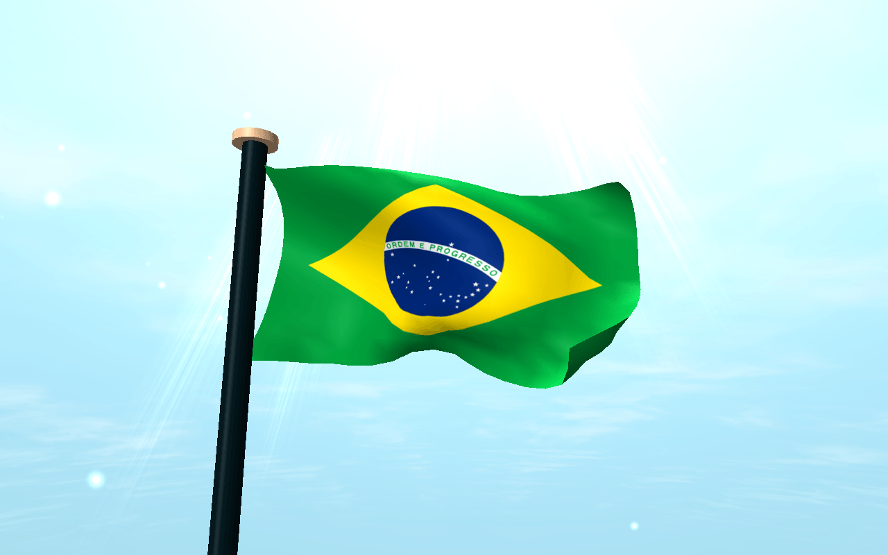 Brasil Flag Live Image, HD Wallpaper.SCB WP&BG Collection