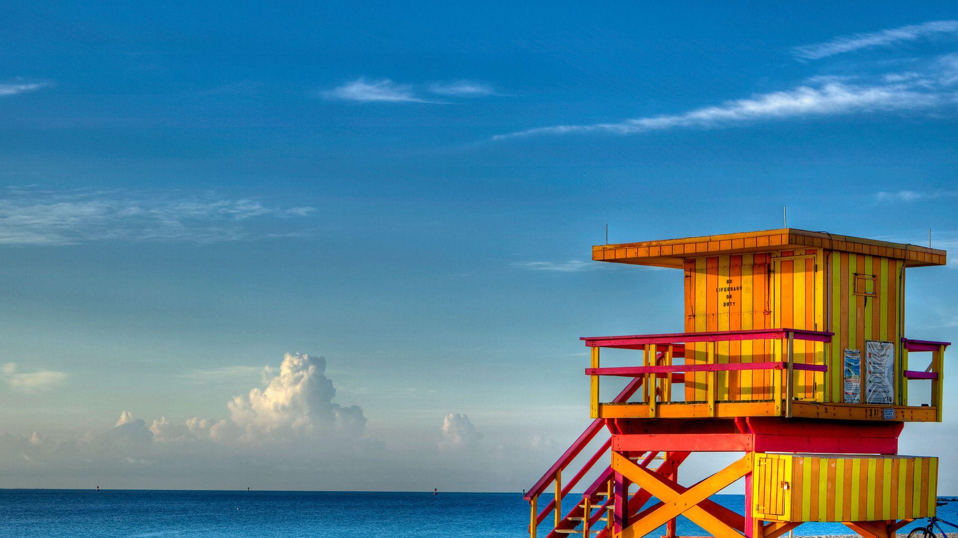 Miami Beach HD Desktop Wallpaper, Instagram photo, Background Image