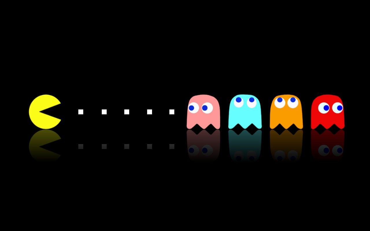 Free Pac Man Game Background For PowerPoint