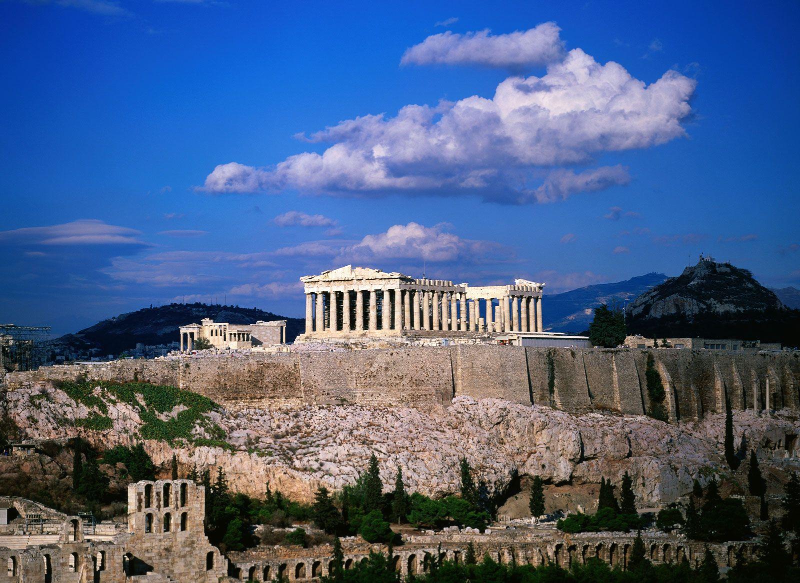 Acropolis of Athens 3 HD Wallpaper