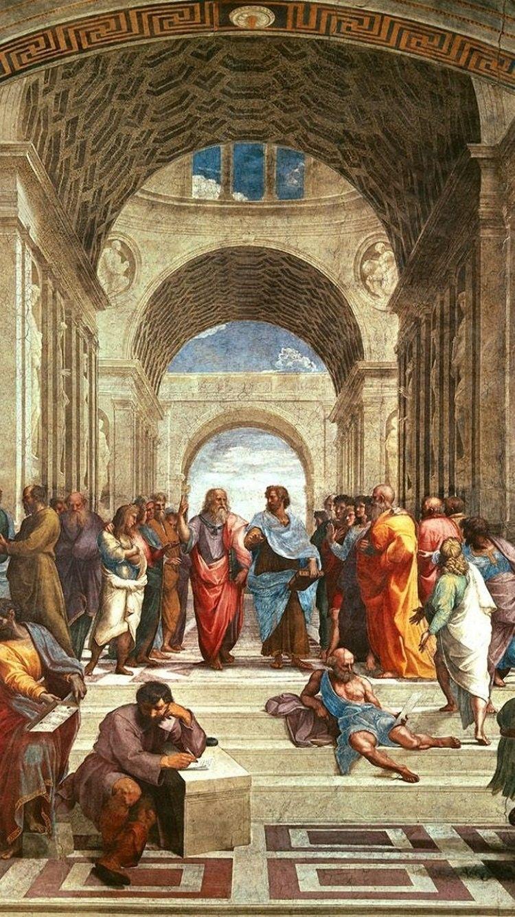 classic The School of Athens iPhone 7 wallpaper: iphone 7
