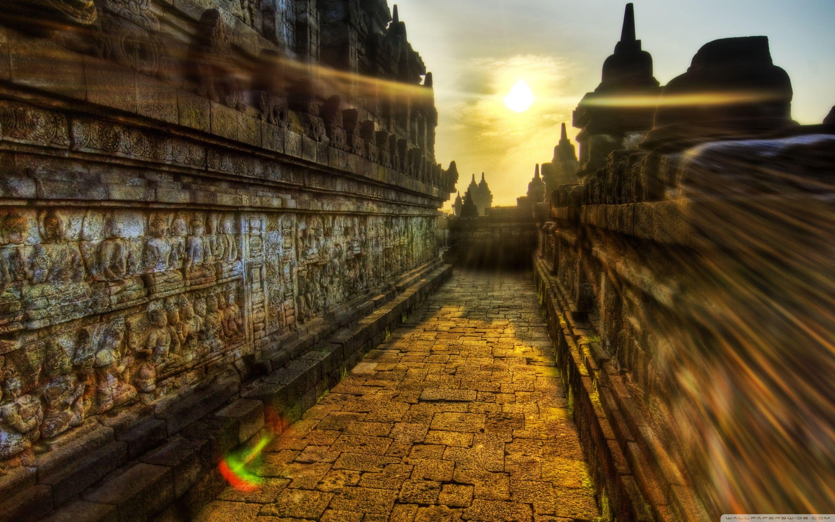 The Buddhist Temple Of Borobudur, Indonesia ❤ 4K HD Desktop