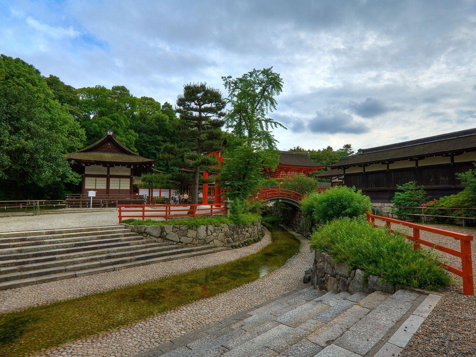 Other: Temple Garden Japanese Japan Zen Wallpaper Background Free