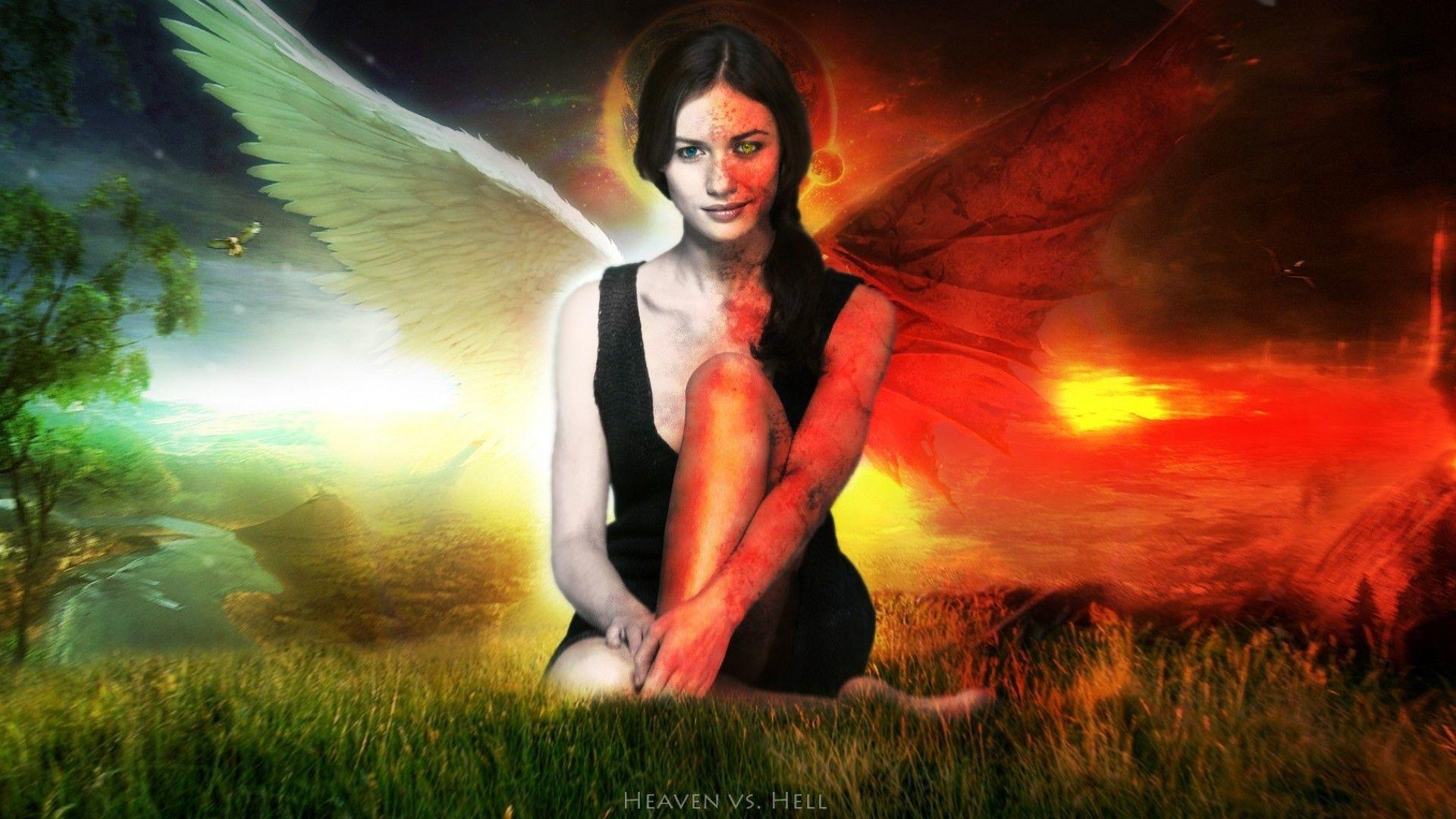 Heaven And Hell Desktop HD Background