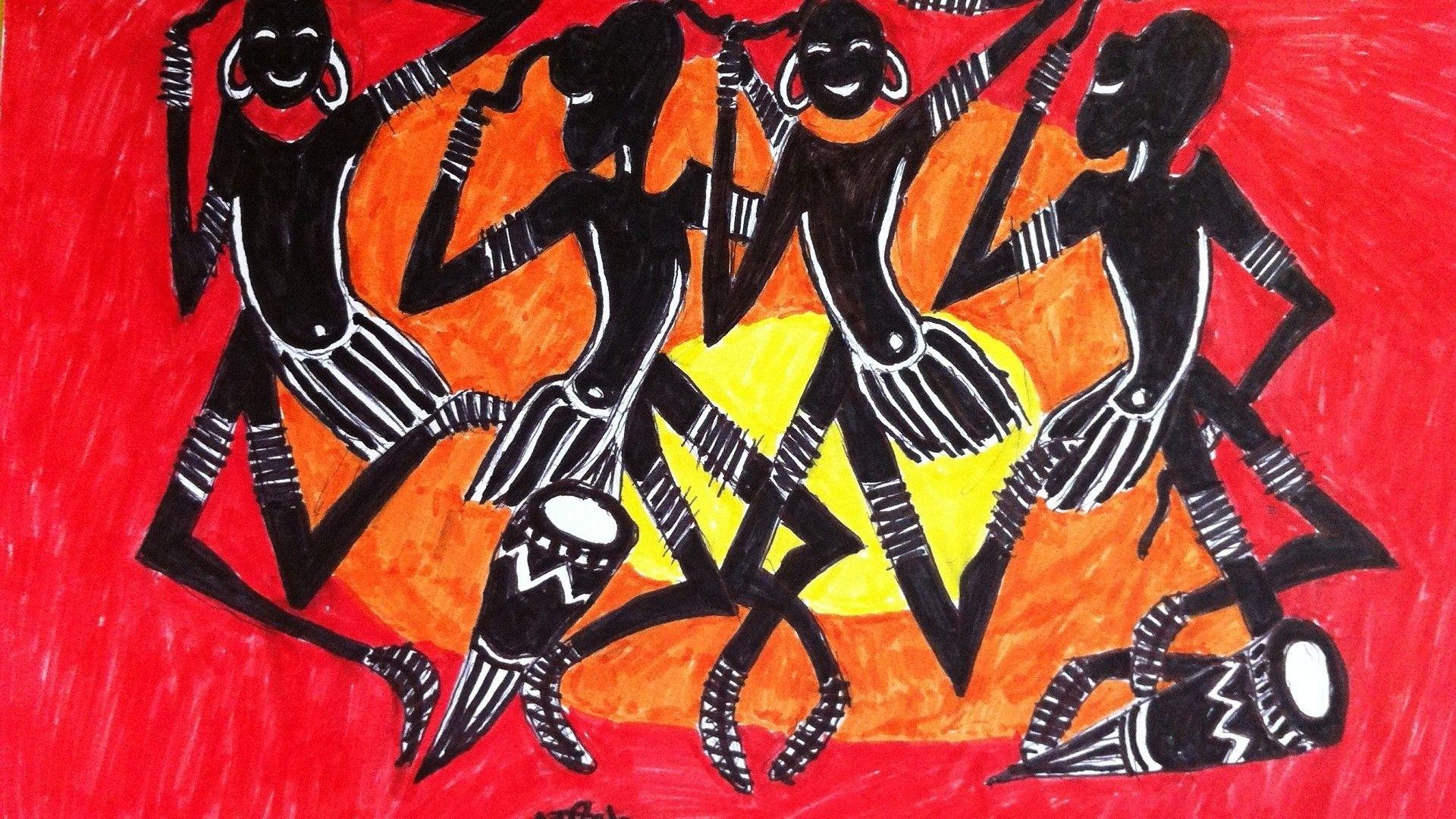 HD African Art Wallpaper
