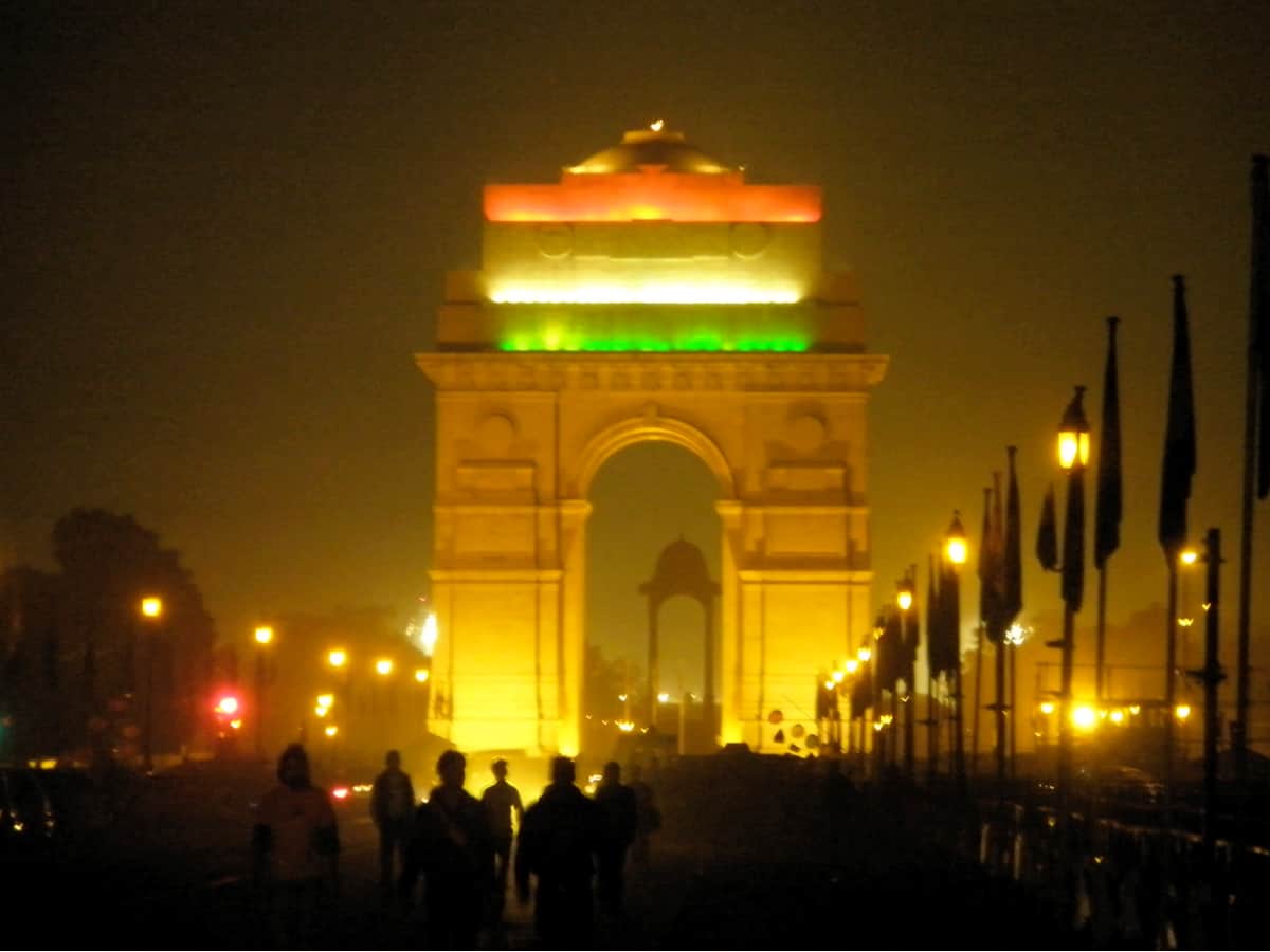 Dynamic Façade Lighting at India Gate