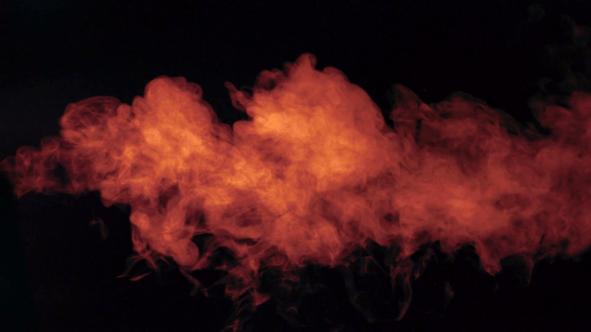 Colored smoke on black background, Slow Motion Stock Video Footage