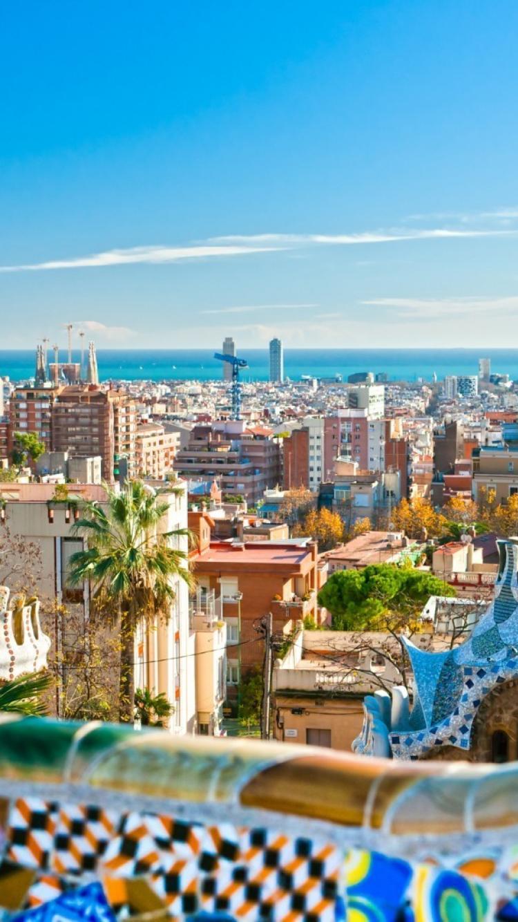 Cityscapes barcelona europe spain cities gaudi wallpaper