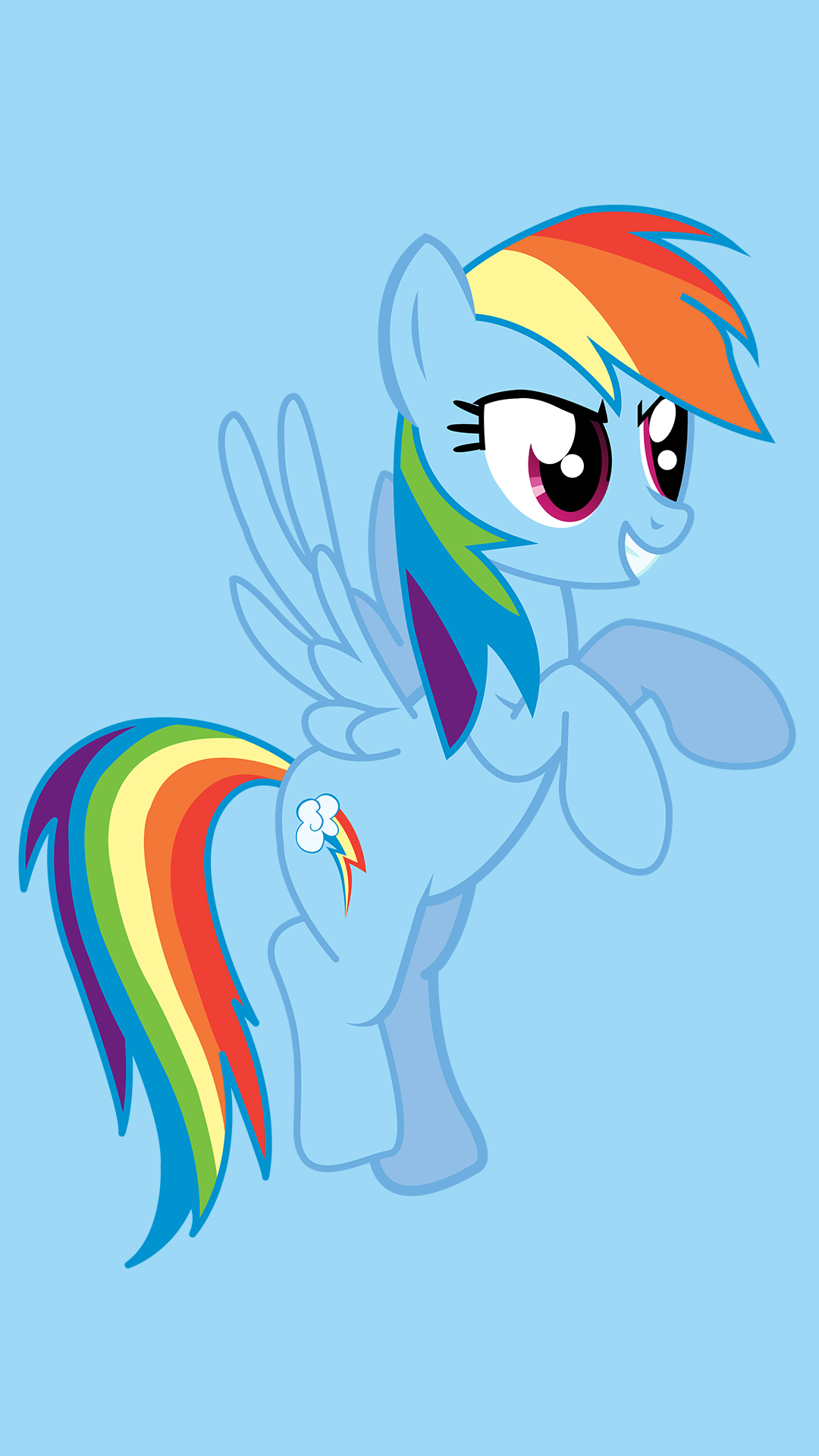 Free HD Rainbow Dash iPhone Wallpaper For Download .0230