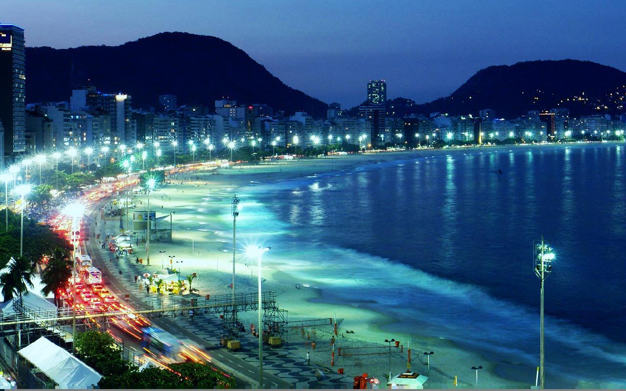 HD Copacabana Beach Computer Wallpaper
