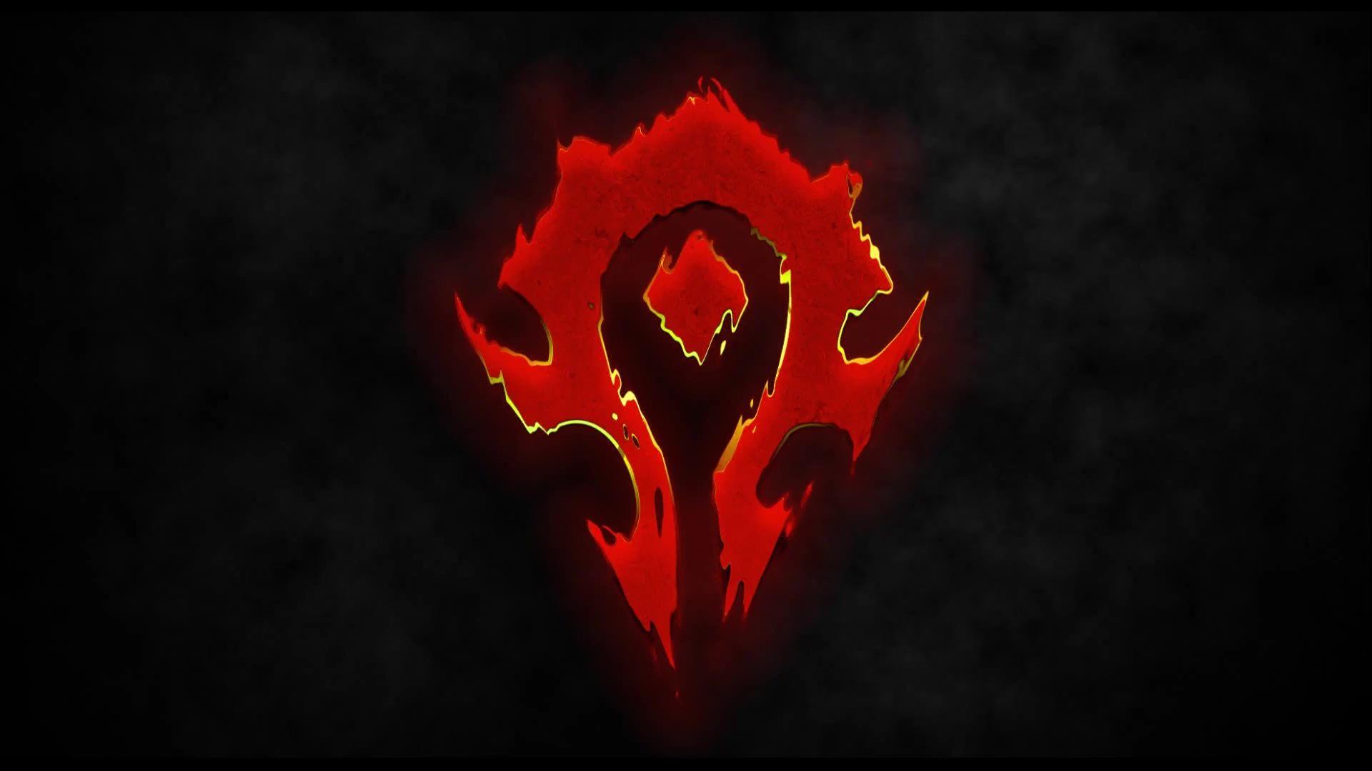 The Horde Logo WoW 4K Wallpaper #4.364