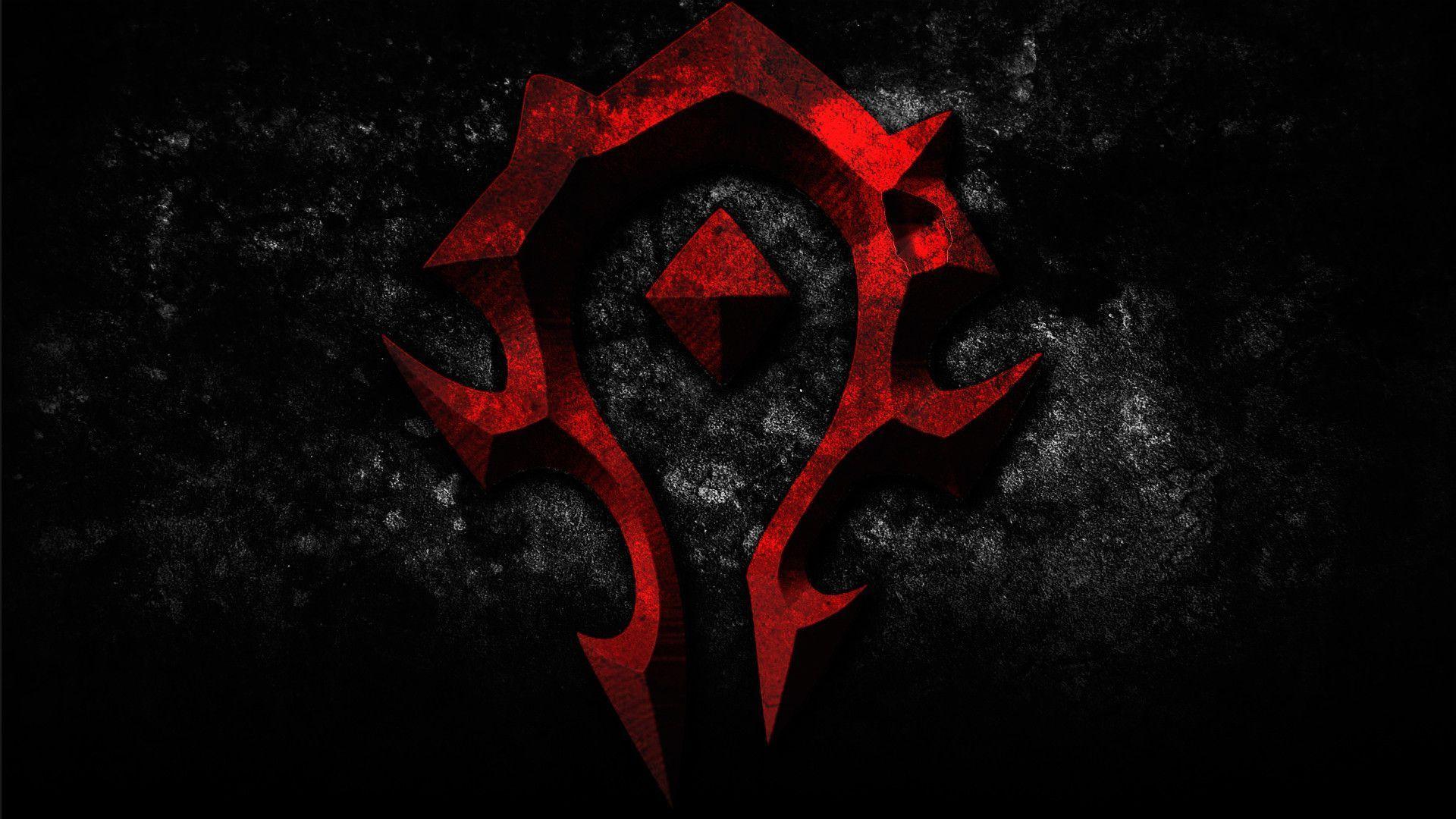 Warcraft Horde Logo Symbol Wallpaper HD FeedWallPaper