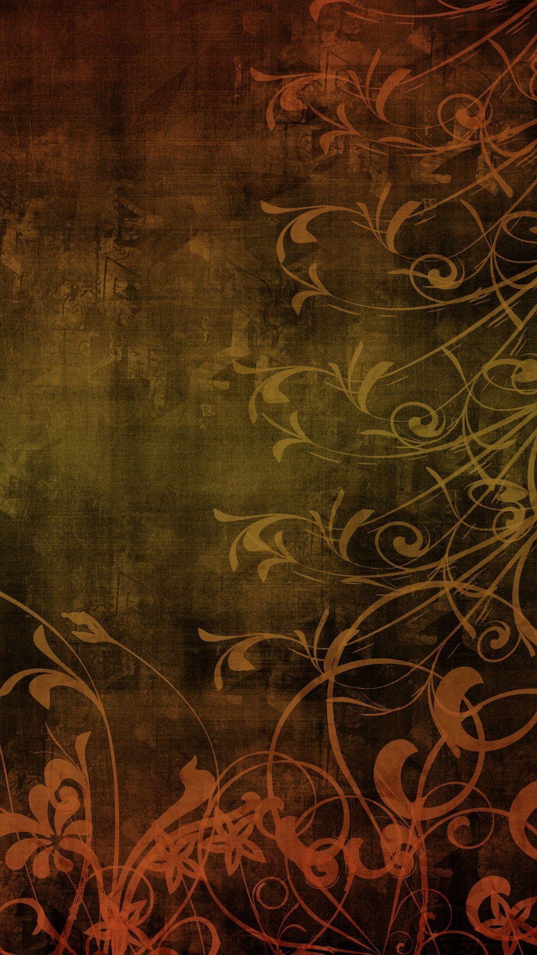 Tap image for more iPhone vintage wallpaper! Vintage floral texture