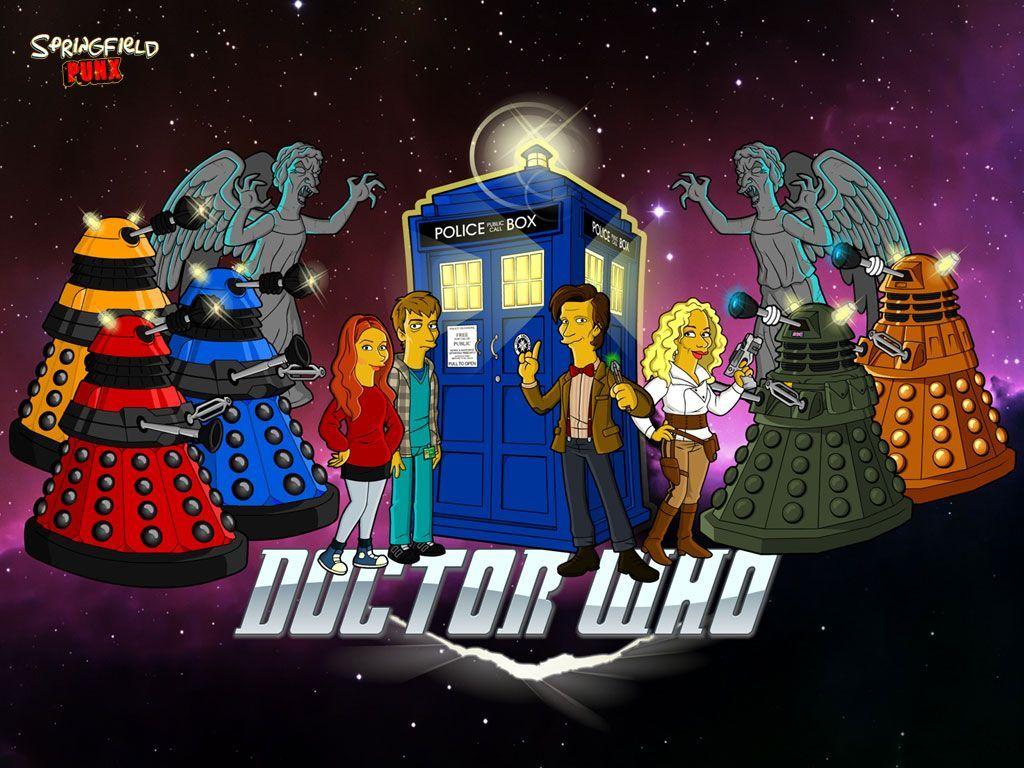 simpsons meet doctor who. Doctor Who?. Time lords