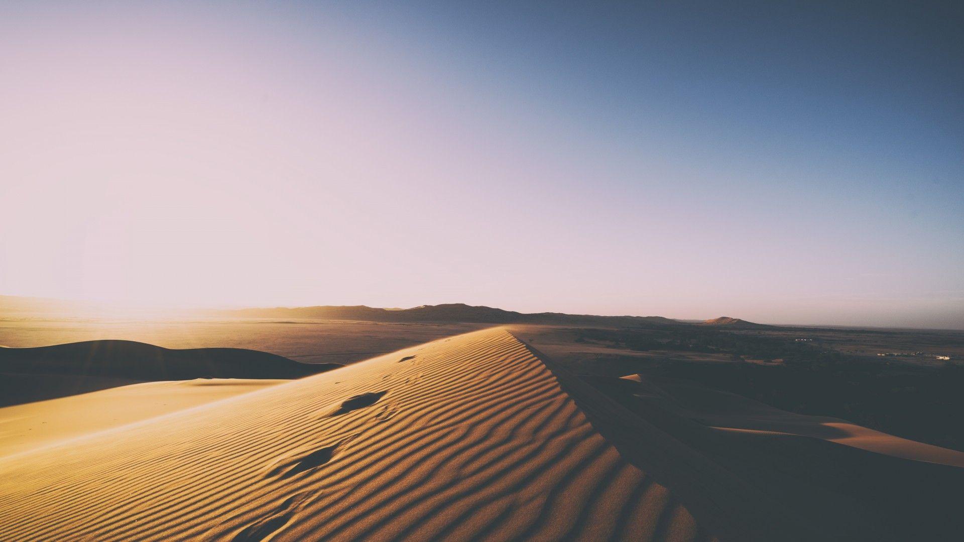 Desert Sand Dunes HD Wallpaper