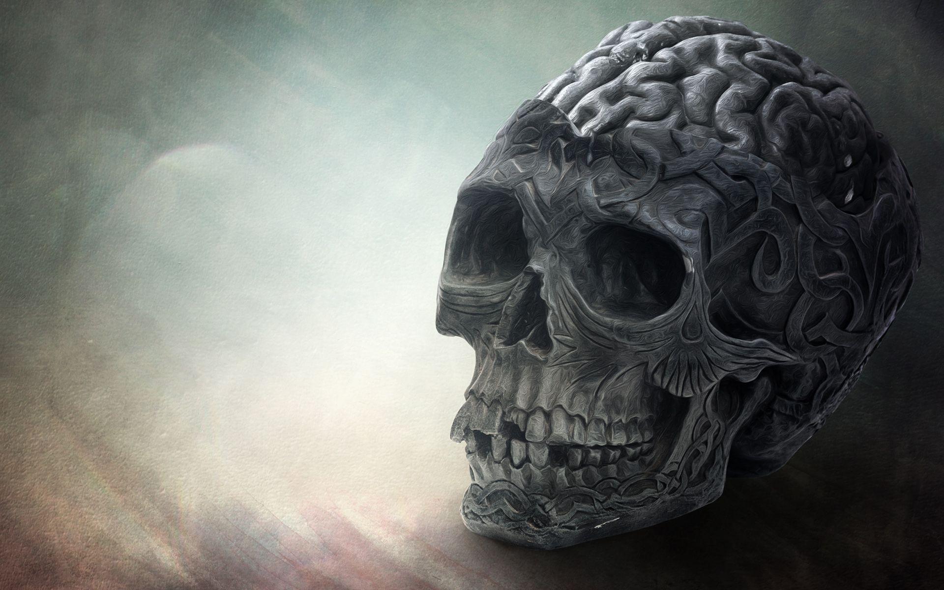 Brain Skull Wallpaper