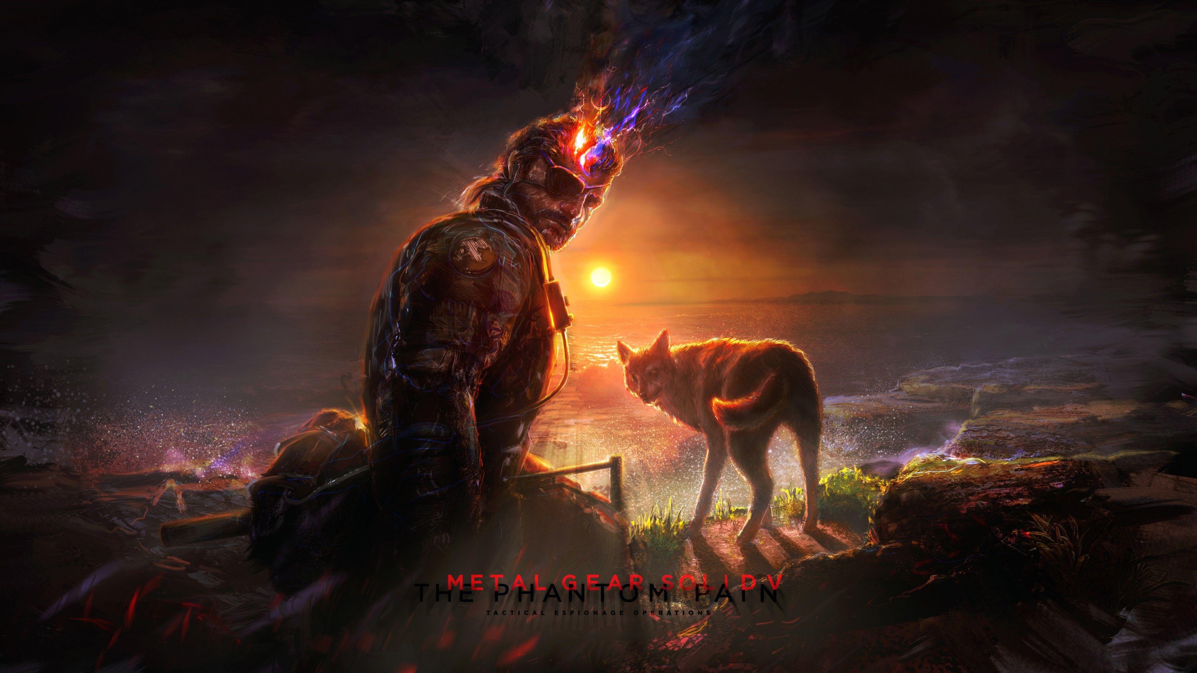 Dibujo Metal Gear solid V The phanton pain Wallpaper 3840x2160