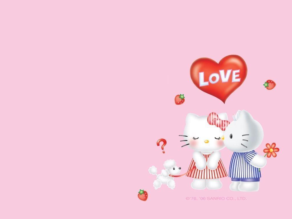 hello kitty love wallpaper, hello kitty wallpaper