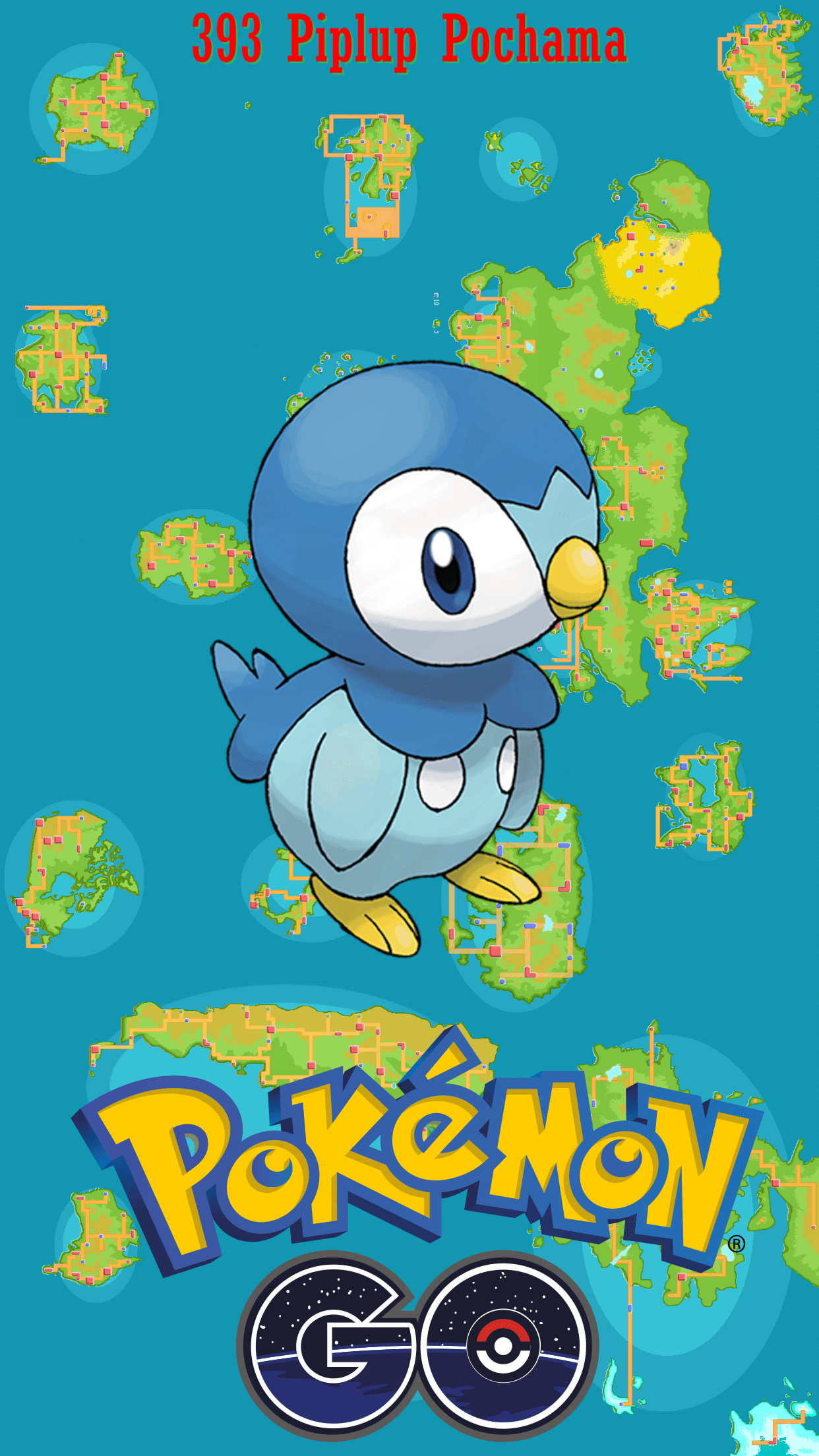 Street Map Piplup Pochama