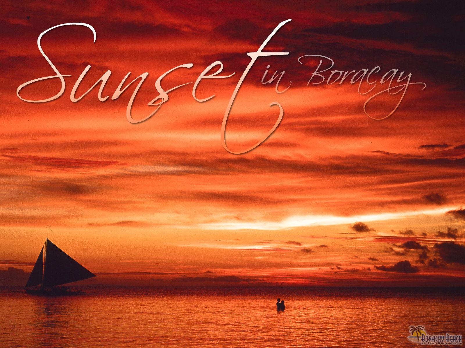 The Sunset of Boracay Island Boracay Beach Magazine