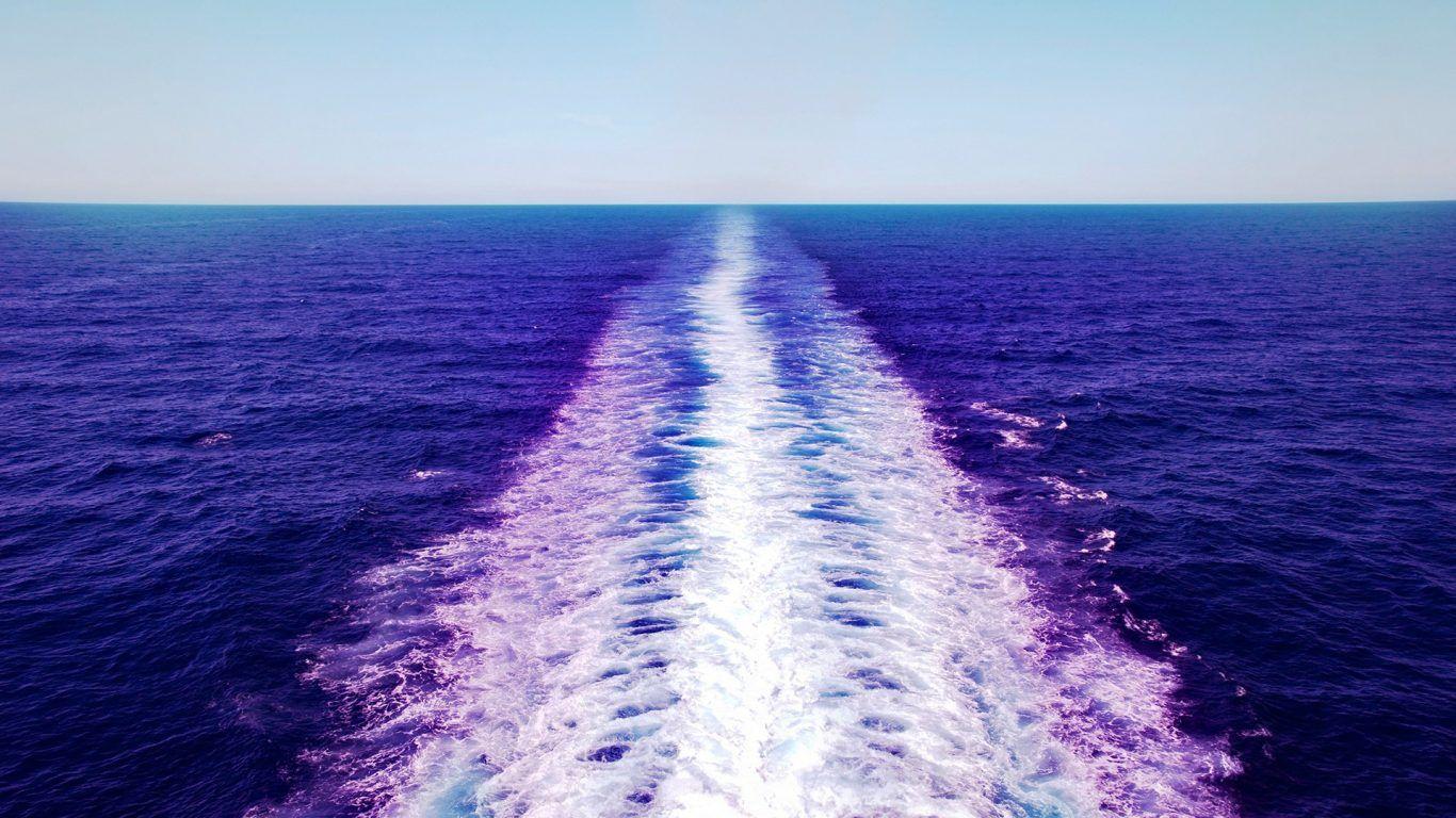 Ocean Sea: White Oceans Sea Light Tsunami Wallpaper HD 1080p Ocean