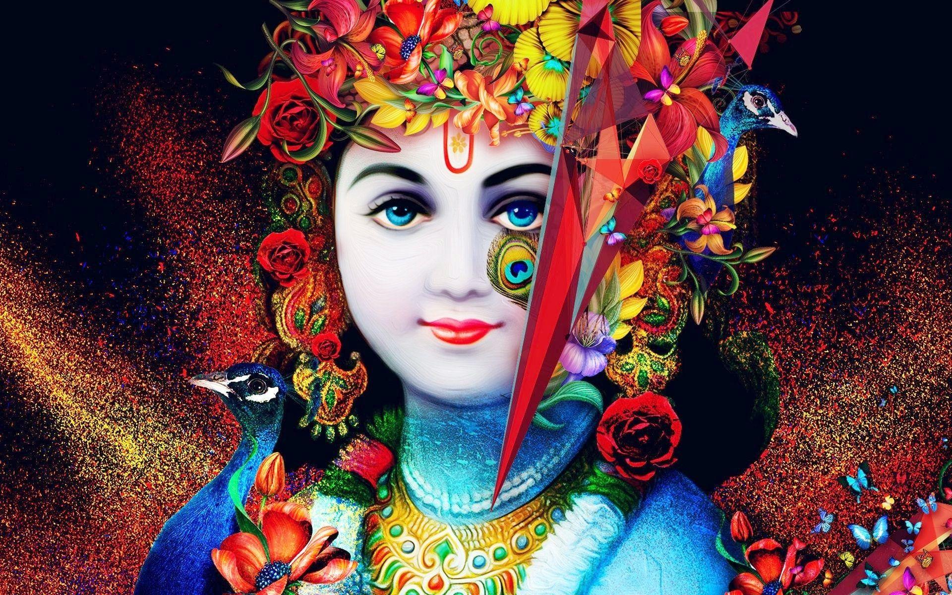 Shree Krishna god beautiful HD wallpaper HD wallpaperNew HD