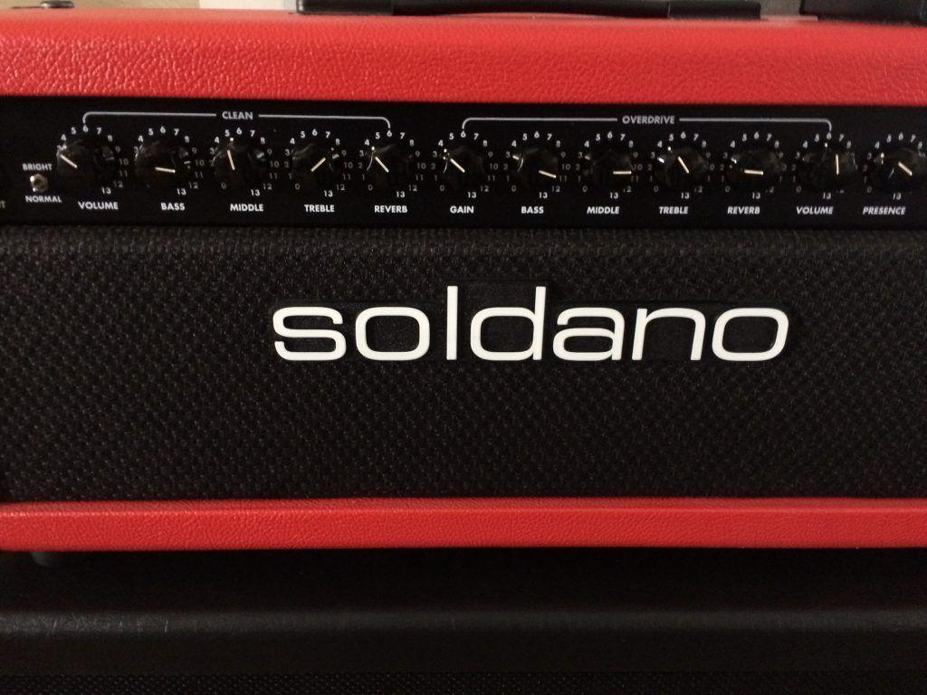 Soldano Lucky 13 Tube Amp Custom Red Tolex