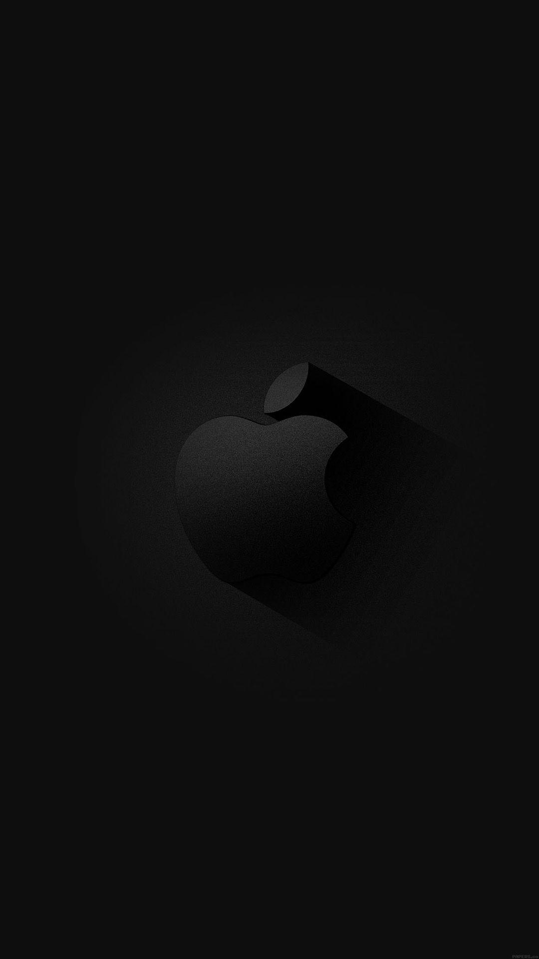Black Apple iPhone wallpaper. iPhone Wallpaper（画像あり）. 黒