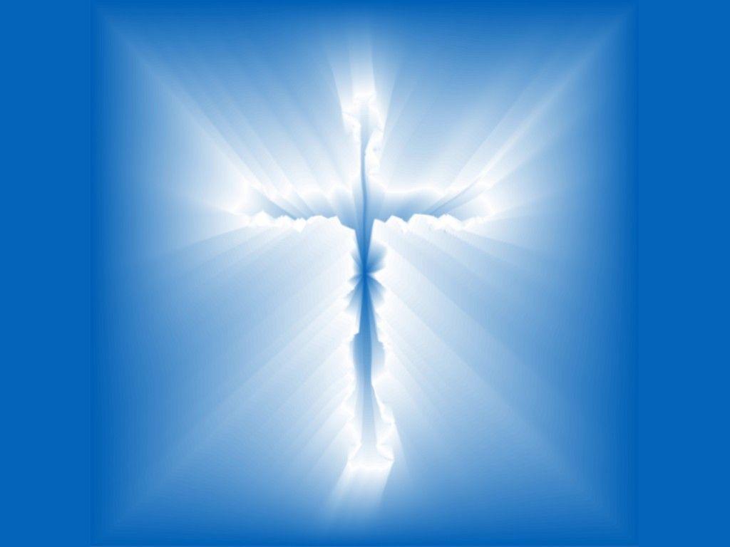 jesus on the cross picture. Christian Graphic: Blue Cross