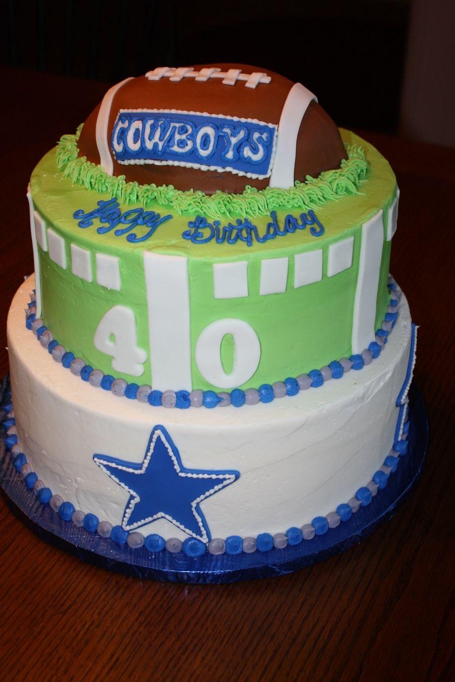 Extraordinary Dallas Cowboys Birthday Cake Cowboy Cakes Image