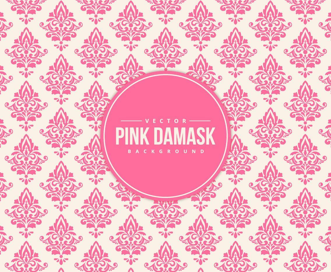 Pink Damask Backgrounds Wallpaper Cave