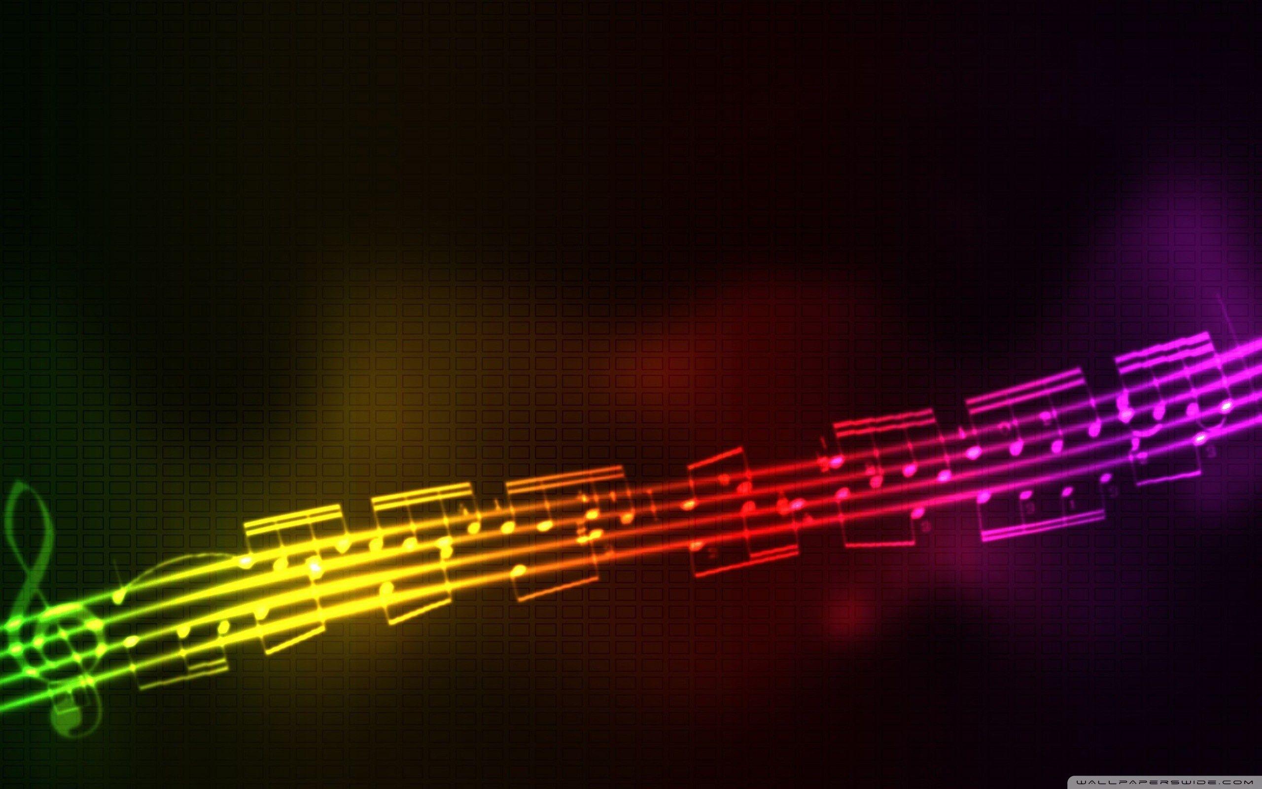Colorful Musical Notes ❤ 4K HD Desktop Wallpaper for 4K Ultra HD TV