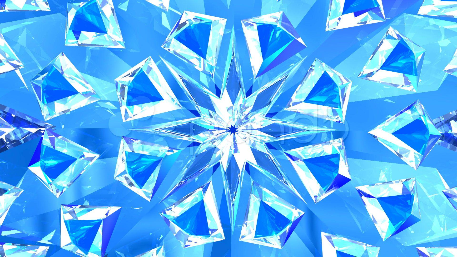 Blue diamonds background Video Clip