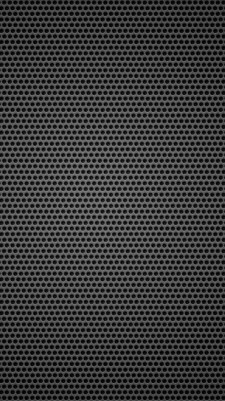 Black Background Metal Hole Small iPhone 6 Wallpaper. iPhone