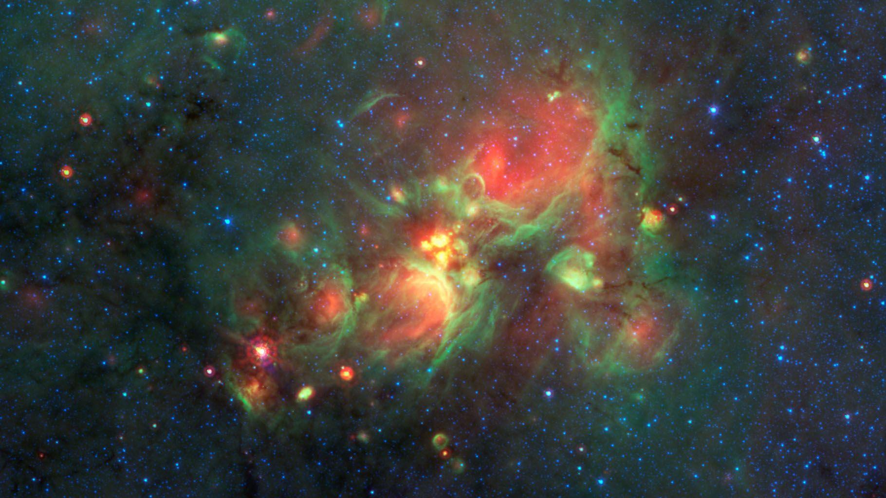 Space Image. Finding 'Yellowballs' in our Milky Way