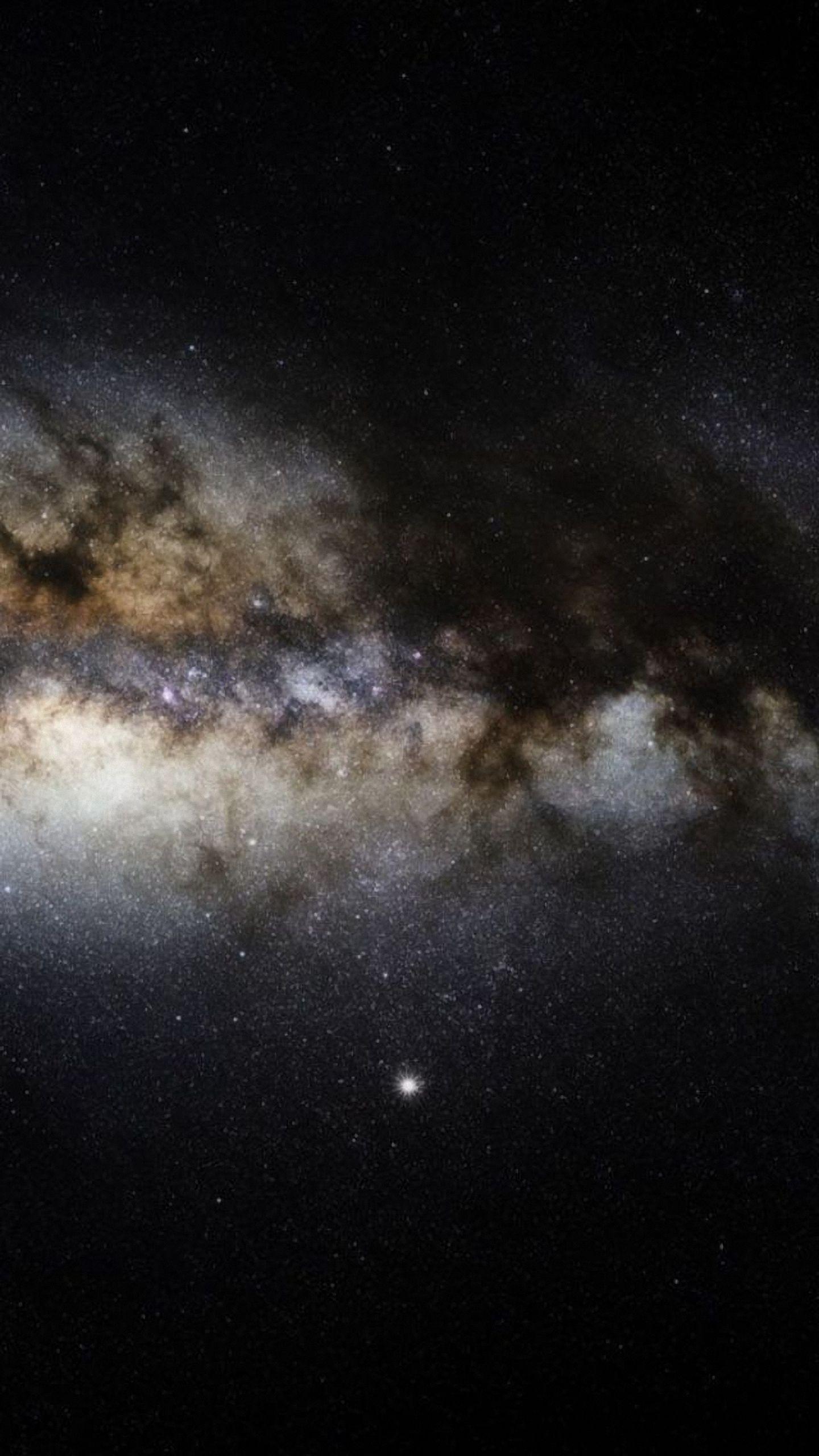 The Milk Way Galaxy #space #NASA #aliens. Galaxy S7 Wallpaper