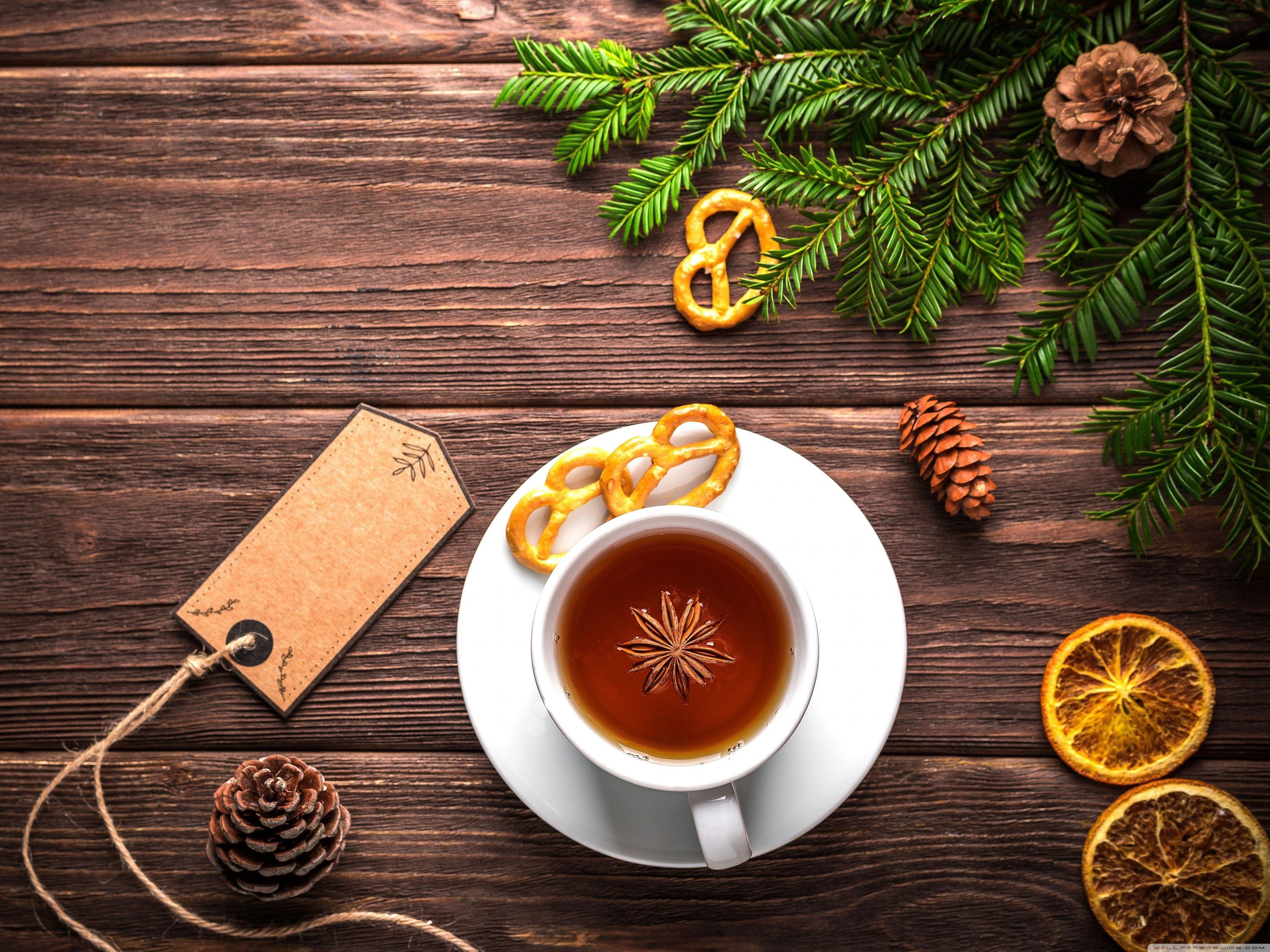 Christmas Cup of Tea ❤ 4K HD Desktop Wallpaper for 4K Ultra HD TV