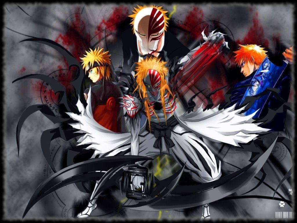 Naruto and Bleach 3 Wallpapers by delixir.