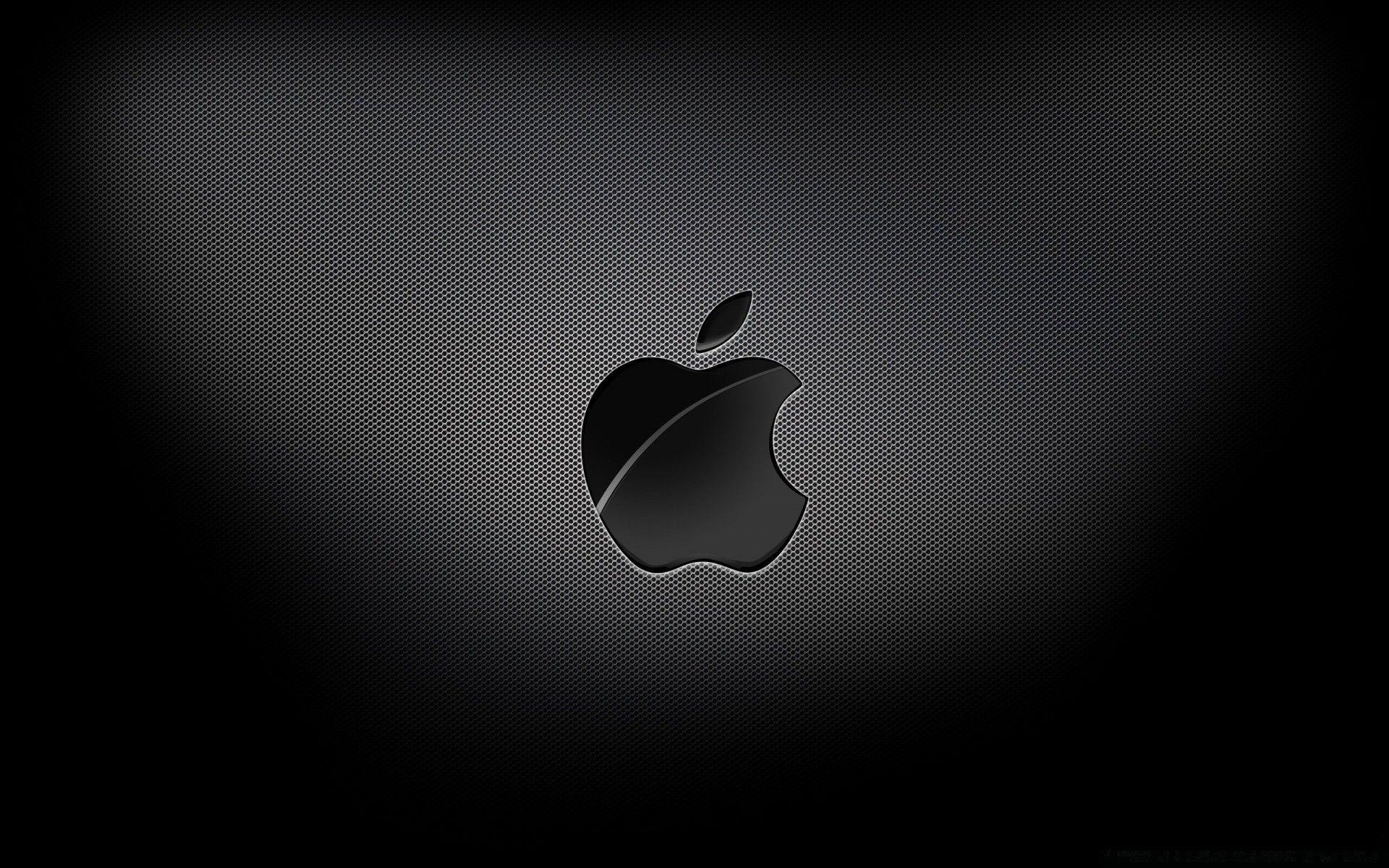 Apple Black Background. Android wallpaper for free