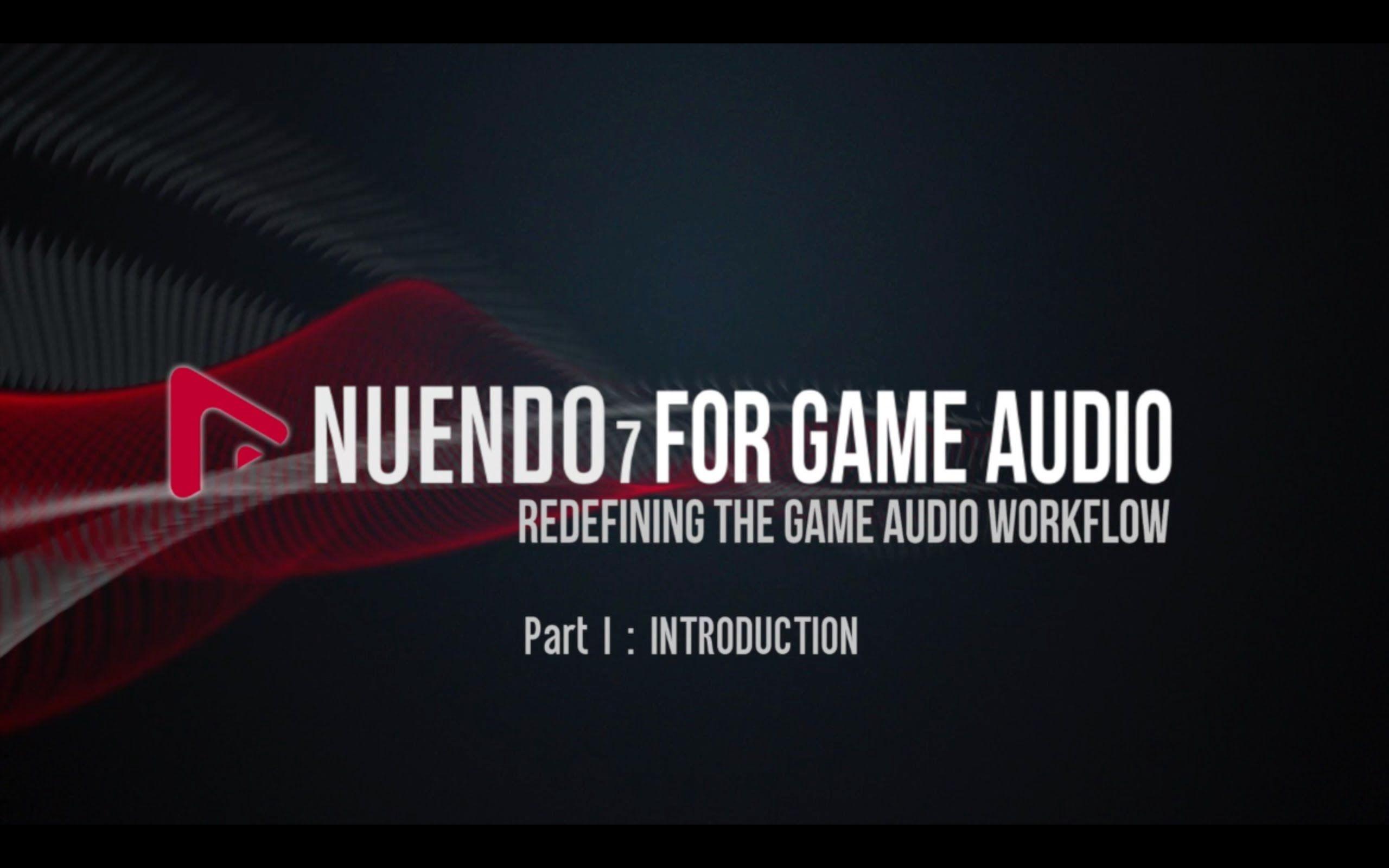 Nuendo 7 for Game Audio
