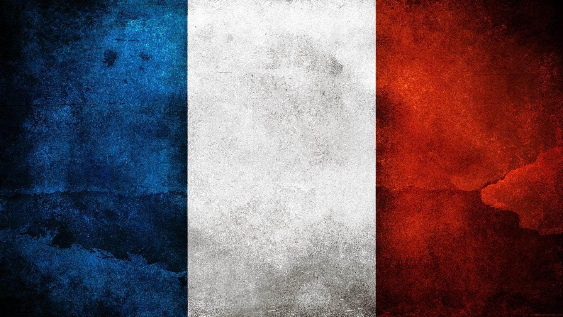 French Flag Wallpaper
