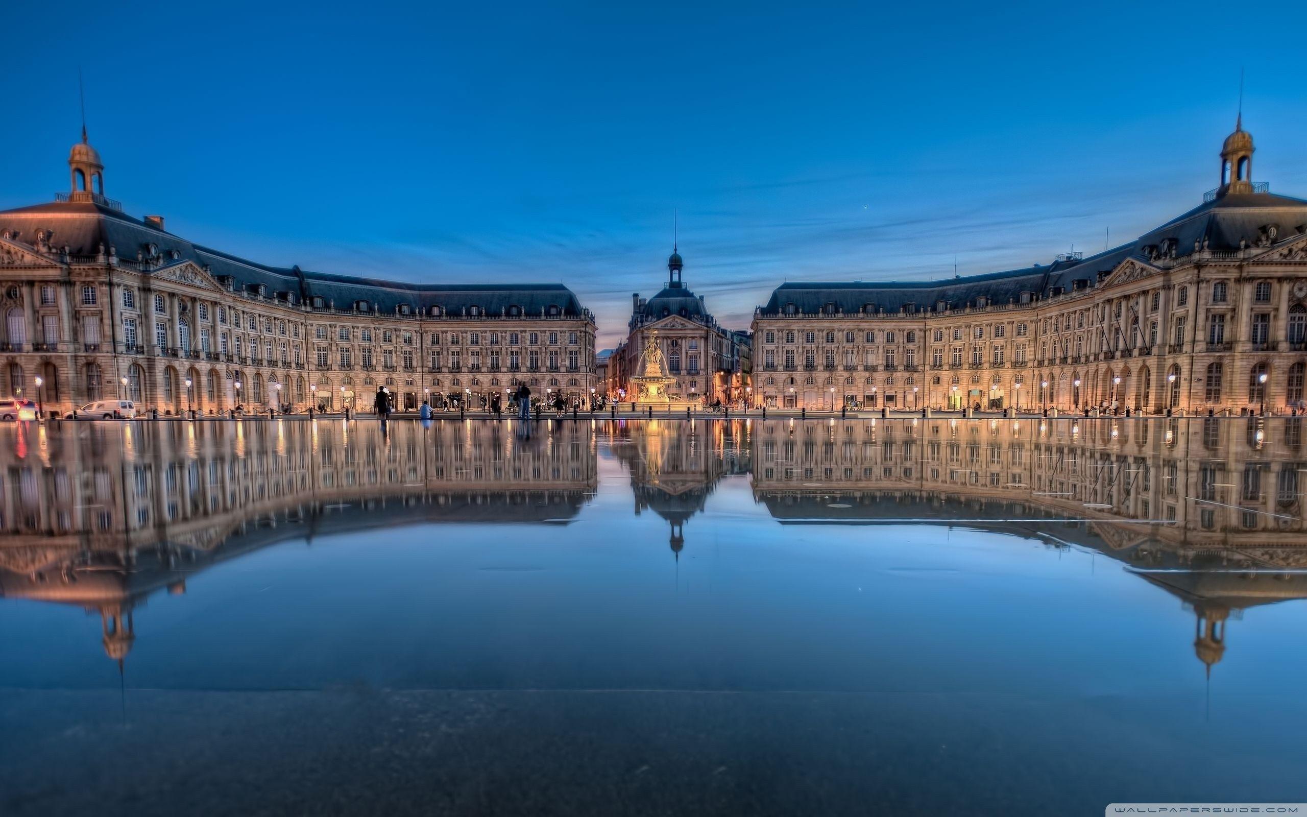 Place De La Bourse In Bordeaux, France ❤ 4K HD Desktop Wallpaper