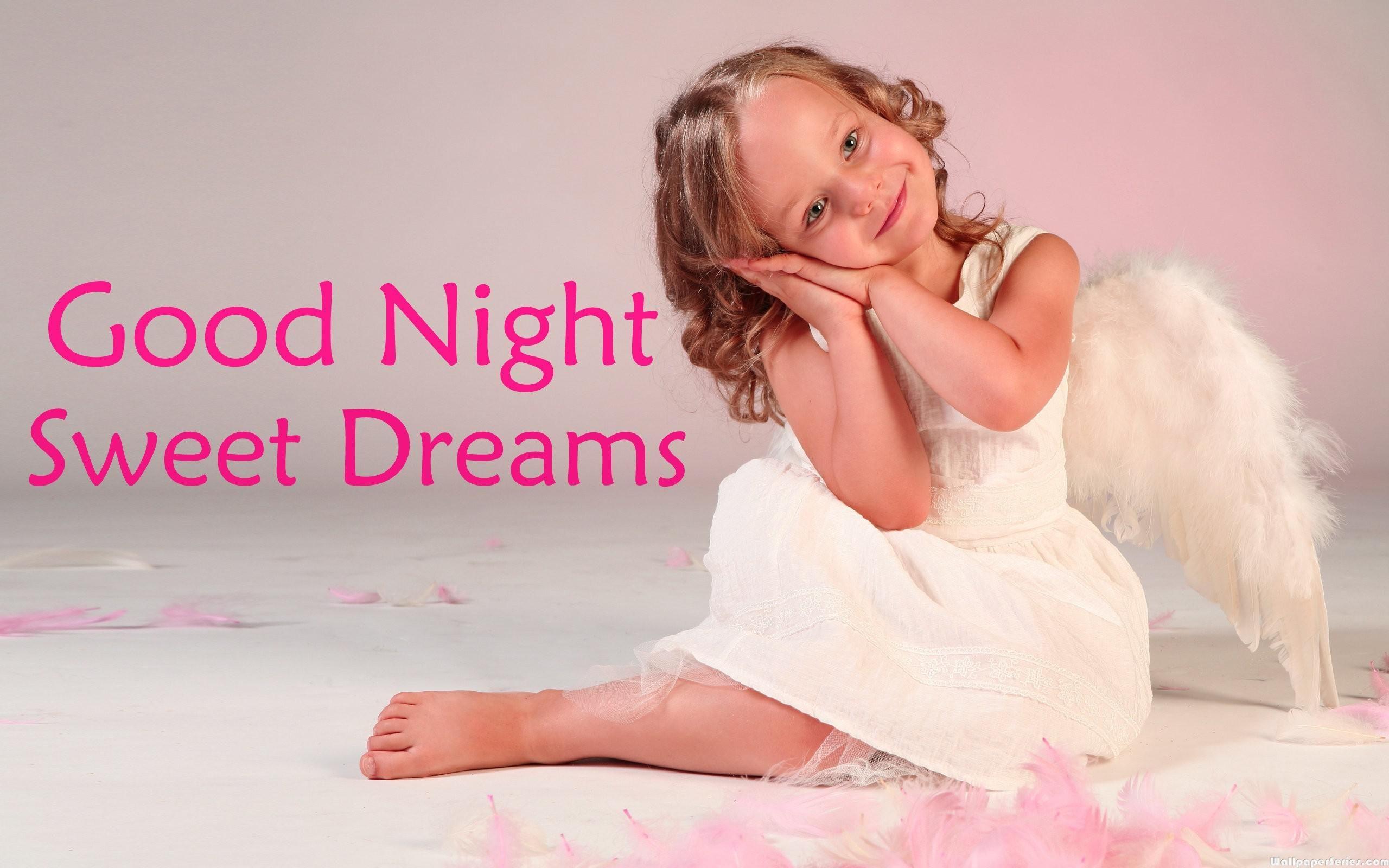 HD Good Night Baby Message Wallpaper