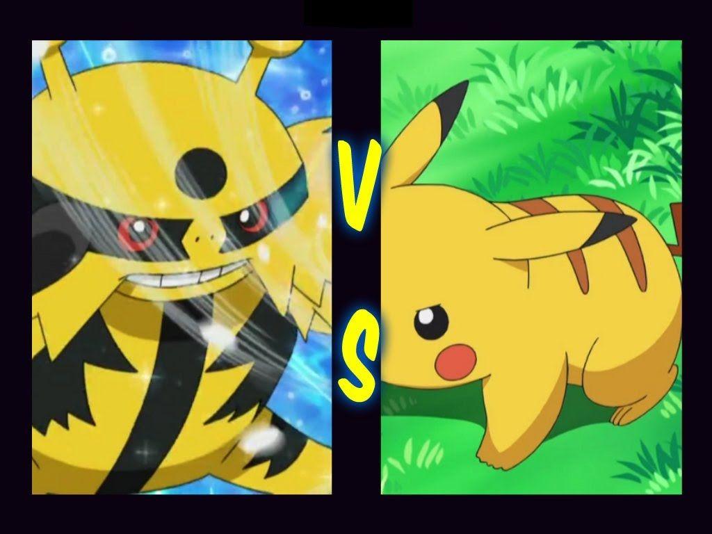 Pikachu vs Electivire batalla loca en HD