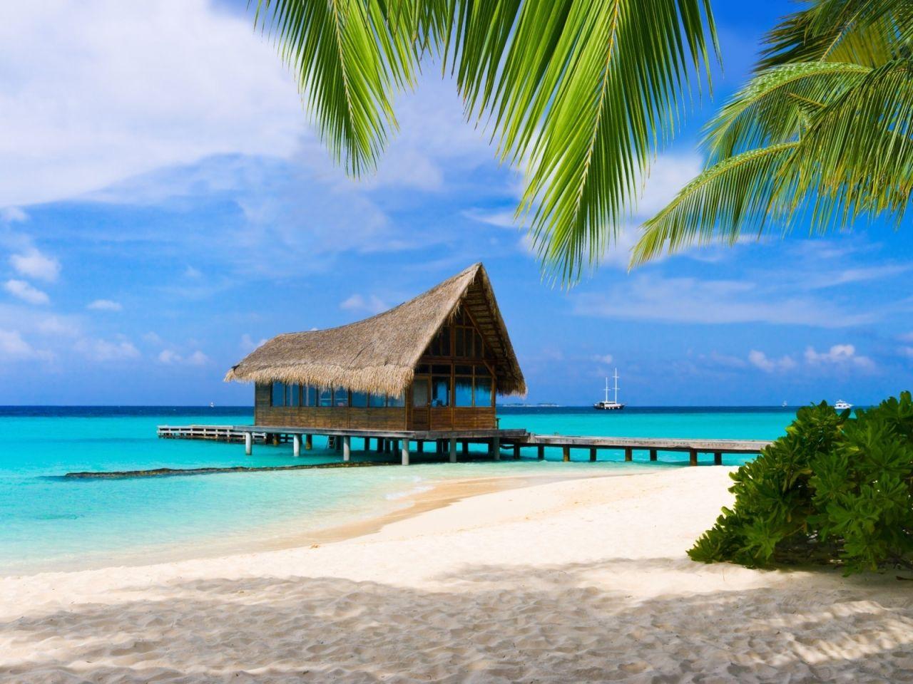 Widescreen Tropical Beach HD Desktop On Download Free Wallpaper High