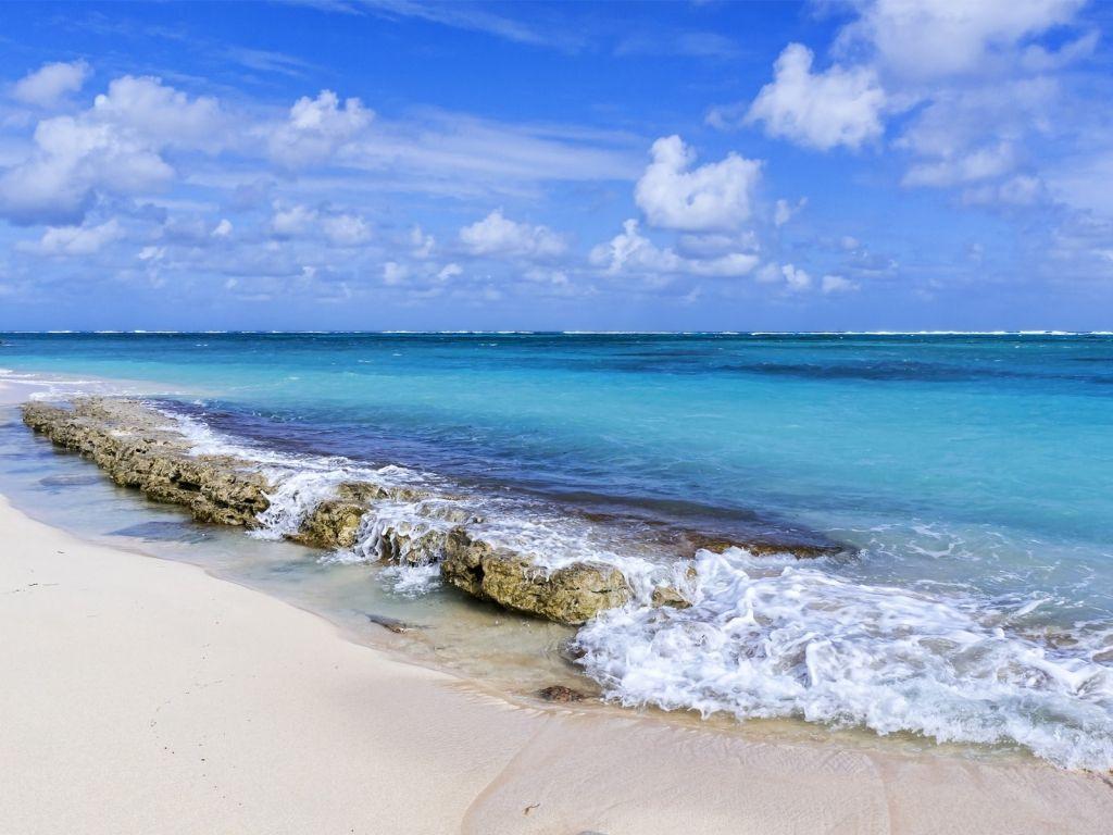 Background Blue Sea Beach HD For Desktop Picture On A Beautiful Of