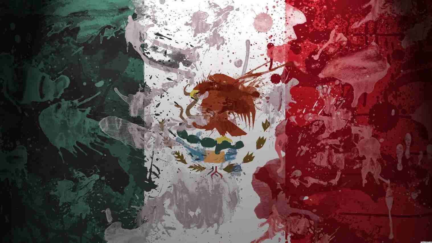 Mexican Pride Flag Wallpaper