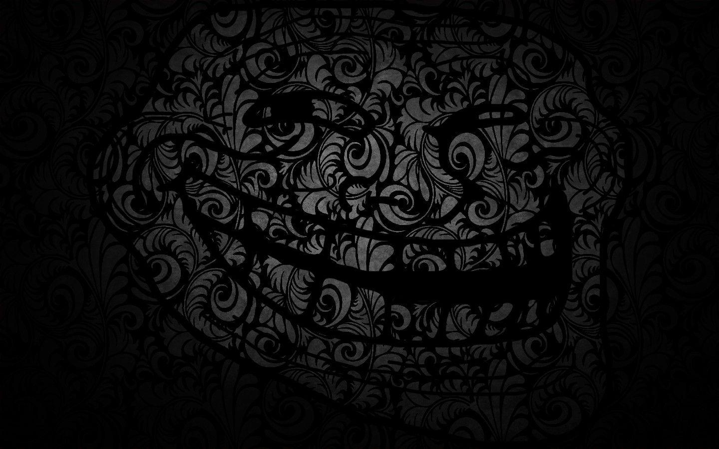 Troll Face Meme HD Wallpaper Tottaly Black
