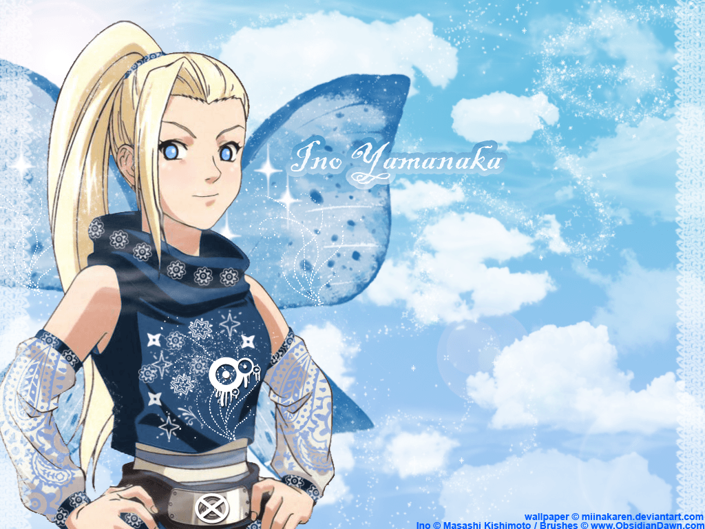 Ino butterfly Yamanaka Wallpaper