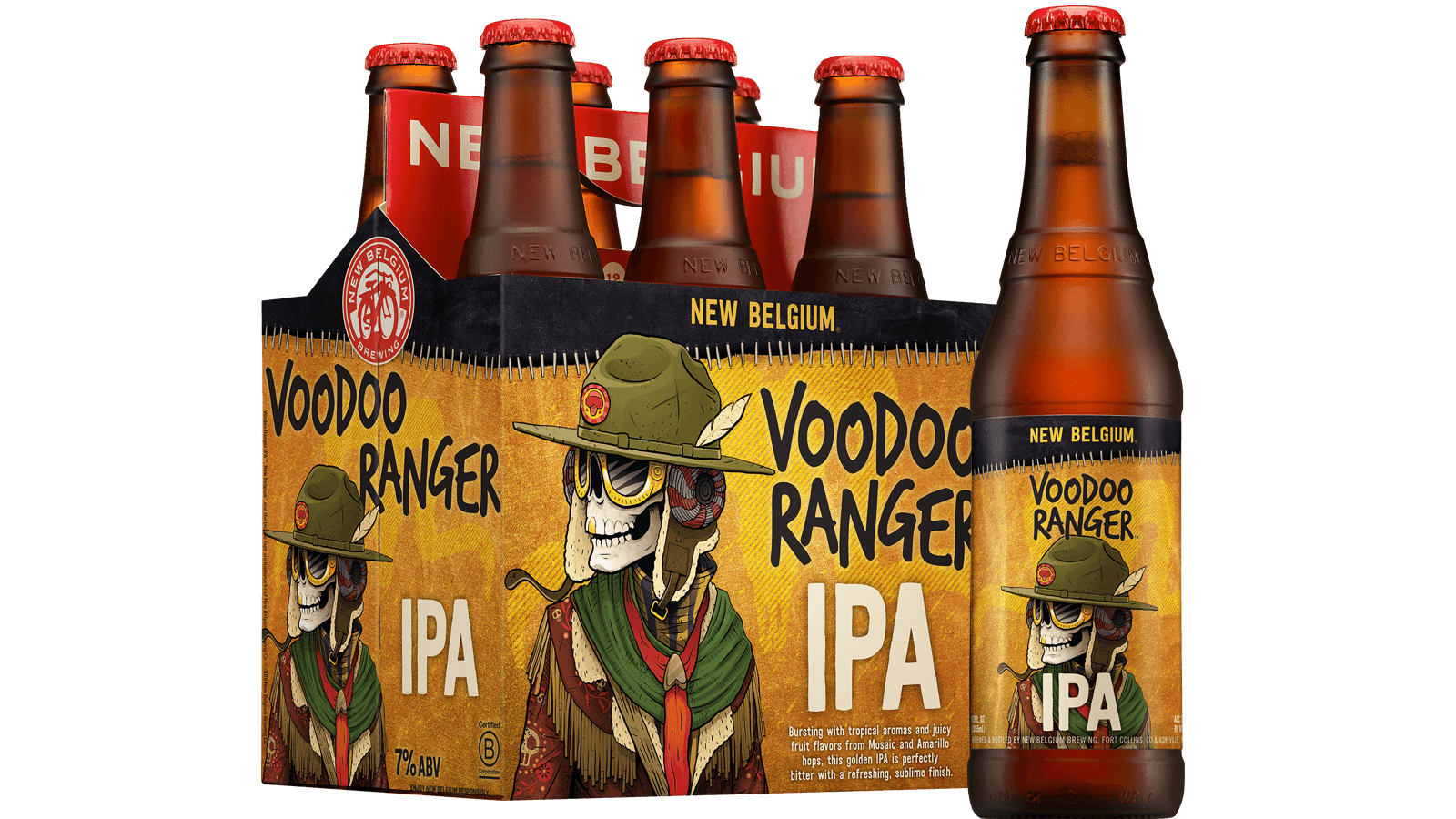 Voodoo Ranger IPA. New Belgium Brewing